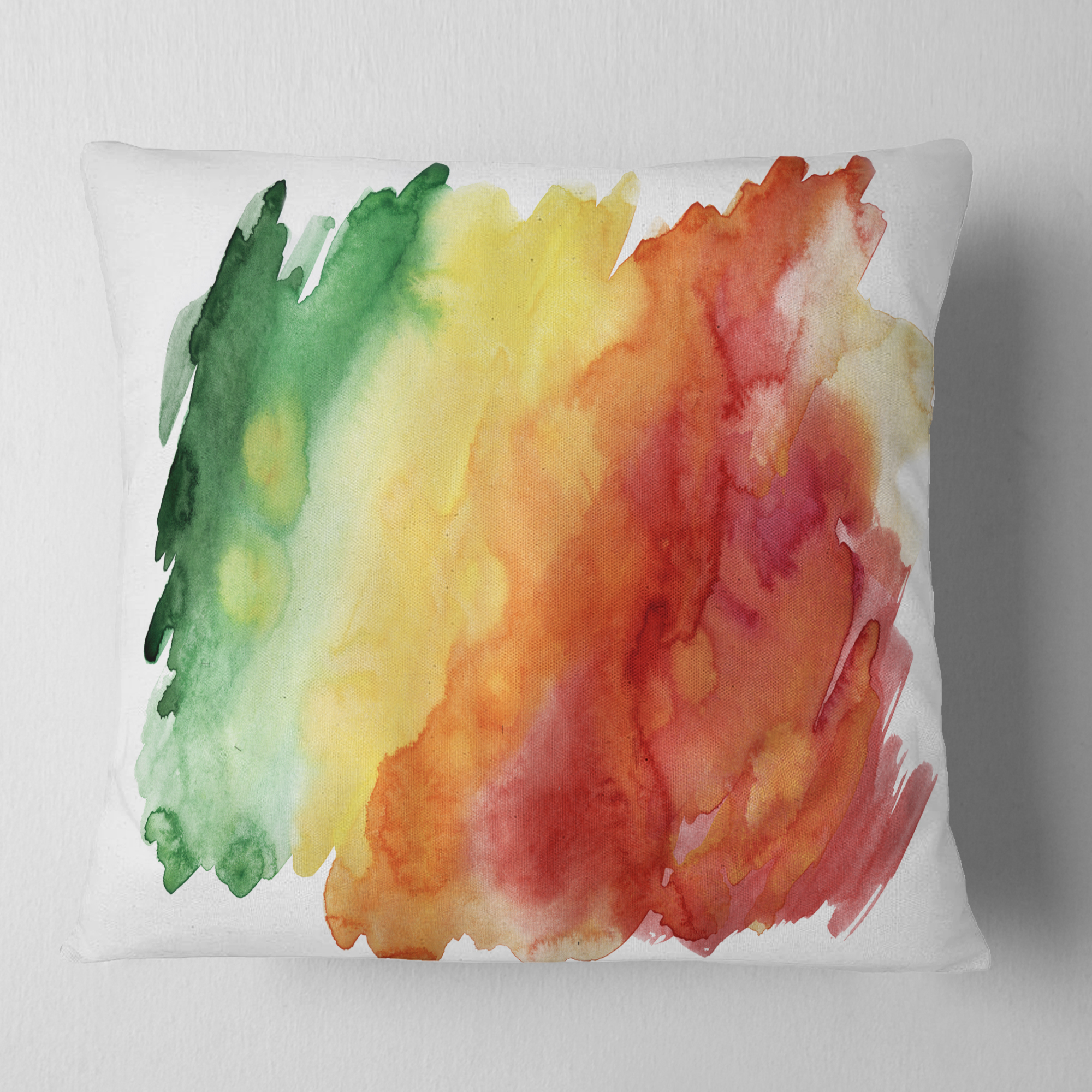 Designart Color Explosion - Abstract Throw Pillow - 16x16