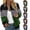 Green, variant on OIOLOYJM Sweatshirt for Women Casual Color Block Stripe Baseball Lightweight Long Sleeve Full Zip Bomber Jackets with Pockets Winter Cozy Loose Fit Fashion Outfits Green L