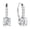 04-Cubic Zirconia, variant on 925 Sterling Silver Blue Moonstone Hoop Earrings for Women, June Birthstone Dangle with Leverback Clasp, 6.5mm