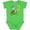 Apple Green, variant on Inktastic 2nd Birthday Cute Turtle in Party Hat with Confetti Boys or Girls Baby Bodysuit