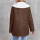 thumbnail image 5 of Chaquetas y abrigos casuales de manga larga sin capucha para mujer, abrigo de invierno cálido compuesto con cuello de solapa y botones, abrigo para mujer, 5 of 7