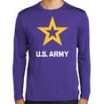 thumbnail image 1 of Mens US United States Army Moisture-Wicking Long Sleeve T-shirt, XL Purple, 1 of 5