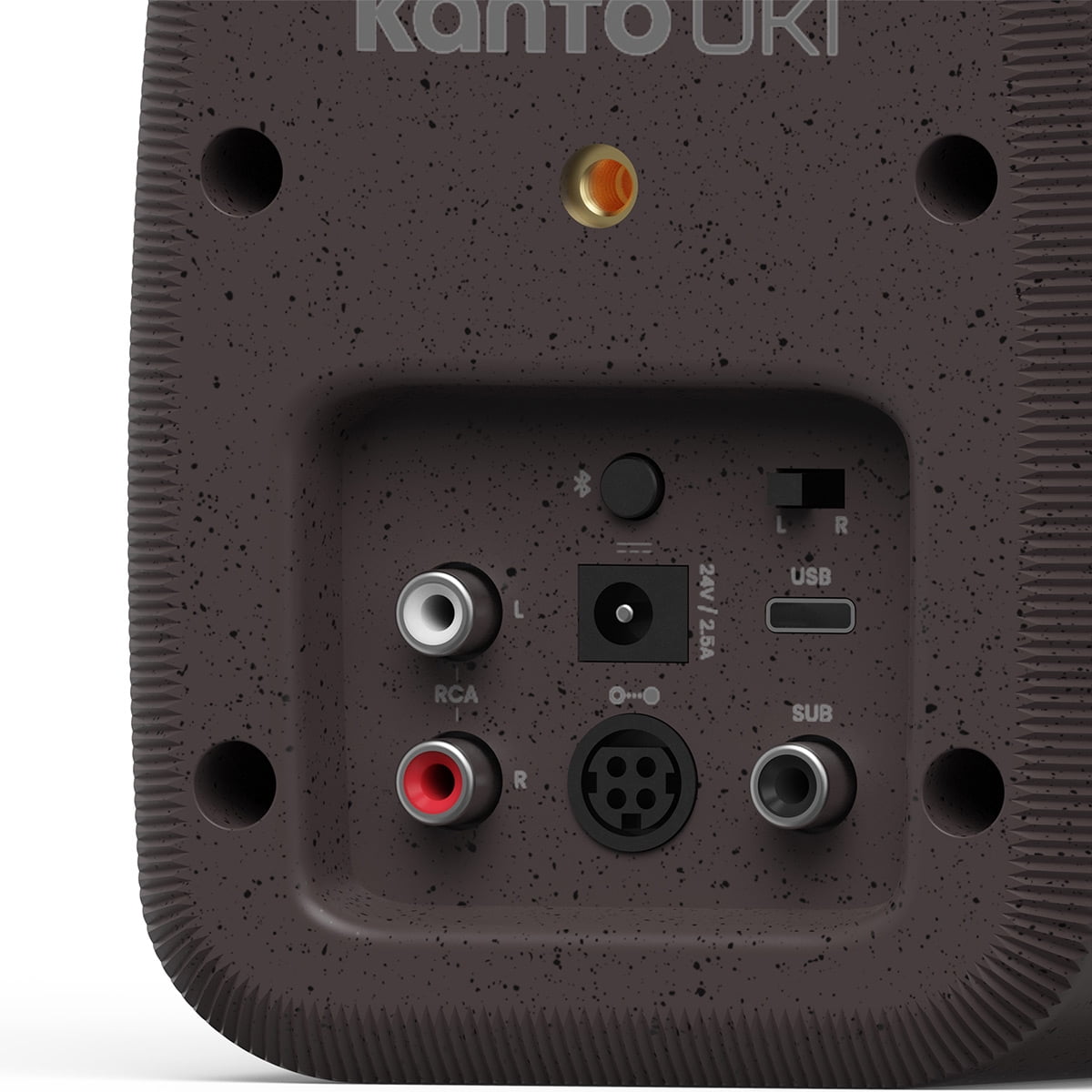 Kanto UKI Bluetooth Desktop Speakers - Pair (Pumice)