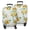 Yellow Lemon Flowers, variant on Yellow Lemon Flowers White Pattern Luggage Cover Fashion Suitcase Cover Baggage Covers Fit 25-28 Inch Luggage (Go Travel)