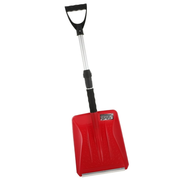 IMIKEYA 1Pc Multifunction Retractable Snow Shovel with Plastic Blade and Aluminum Handle