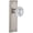 Satin Nickel, variant on Grandeur Versailles Crystal Door Knob with Fifth Avenue Plate