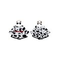thumbnail image 2 of RUINIXCW Baby Girl Halloween Outfit, Infant Dalmatian Spotty Long Sleeve Romper Dress and Bow Headband 2 Pcs Set, 2 of 8