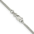 thumbnail image 4 of Auriga Fine Jewelry 925 Sterling Silver 2mm Curb Chain Necklace 18inch for Women, 4 of 6
