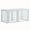 47.6''LX23.8''HX23.8''W(White), variant on [Spring ]Rustproof Metal Dog Crate With Top, Expandable Portable Pet Cage, Multi-Size, No Tool Assembly, For Dog  Rabbit Chicken