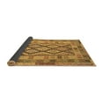 thumbnail image 2 of Ahgly Company Indoor Round Abstract Brown Contemporary Area Rugs, 8' Round, 2 of 4