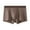 Brown, variant on Mens Boxer Briefs Stretch Mid Rise Breathable Comfortable Cotton Underwear