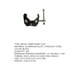thumbnail image 3 of Dslr Rig Lcd Monitor Studio Light Metal Cangrejo Alicates Clip Super Abrazadera Vogacara EL011959-00, 3 of 6