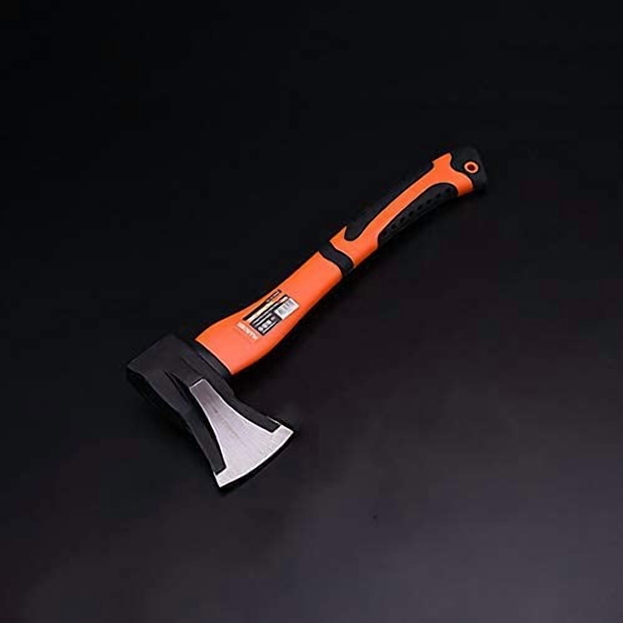 Wood Splitting Maul 17” - 3 lb. Axe and Sledge Combined Forged Steel Head Splits Better Than Camp or Hatchet Kindling Splitter Rubber Sheath