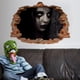 thumbnail image 1 of femenino extraíble, Calcomanías de pared de Halloween de miedo Pegatinas Decoraciones para dormitorio, Pegatinas de ventana de pared de Halloween Se aferra para ventana de vidrio, 1 of 1