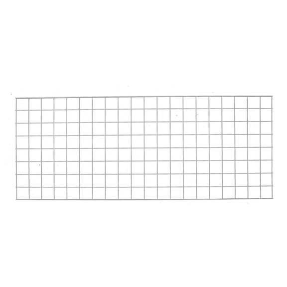 SSWBasics White Finish Grid Wall Panels - 3" on Center Accepts Wire Grid Fixtures - Also Available in Black and Chrome Perfect for Photo Display Boards Also Available in Black and Chrome