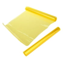 WASHWEPE Yellow Light Tint Film Scratch Resistance 2Set 11.79X70.74In