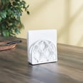 thumbnail image 3 of Home Basics Lattice Collection Cast Iron Napkin Holder, White, 3 of 8