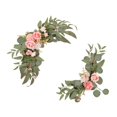 thumbnail image 2 of 2 piezas de arco de boda, flores, centro de mesa, guirnaldas, guirnalda floral decorativa Rosa, 2 of 9