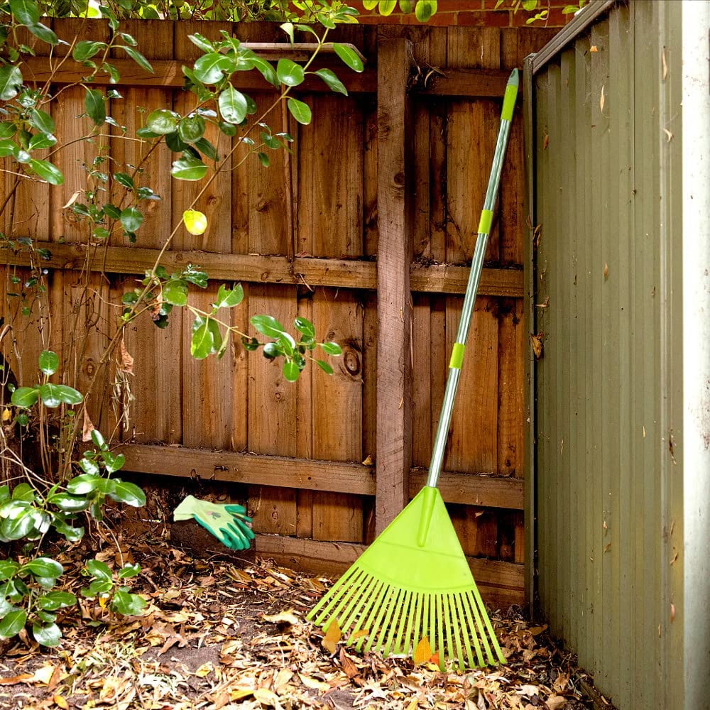 Plastic Leaf Rake Set Garden Poly Shrub Rake with 56