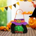 thumbnail image 4 of sruoe Halloween Treat Bags, Candy Bags, Candy Bucket, Goodie Bags, Halloween Candy Bags for Kids, Spooky Pumpkin Tote Bag, Halloween Decoration, Reusable Candy Snack Bags, Party Gift Favors Decor, 4 of 7