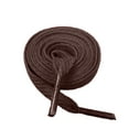 thumbnail image 2 of 1 Pair 3/8" Flat Wide Shoelaces, Cotton Shoe Laces for Sneakers (Brown), 2 of 2