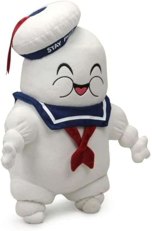 Ghostbusters Marshmallow Man Plush Hug Bag Clip Stay Puft Sound 13cm Angry 