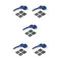 thumbnail image 2 of xinxixnxx 1/2/3/5 Improved Performance Turn Signal Lever For Enhanced Wheel Handling Exact Fit Baked Blue 12.5*3*2.9cm 5PCS, 2 of 6