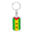 Dog Tag with Swivel Keychain (Gold), variant on Sao Tome And Principe Flag Swivel Dog Tag Keychain Stainless Steel Silver Tone or Gold Tone