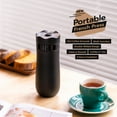 thumbnail image 2 of All-in-One French Press Travel Coffee Mug, 12oz Insulated Stainless Steel Coffee Maker and Tumbler for Hot & Cold Brew, Portable & Leak-Proof for Commuting, Camping, and Office, 2 of 19