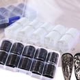 thumbnail image 3 of 2 cajas de / total de 20 rollos de pegatinas de encaje para uñas, pegatinas de manicura para bricolaje, calcomanías de transferencia de uñas, 3 of 5