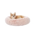 thumbnail image 1 of Cama para perros Bedfolks Calming Donut, 30 cm, redonda, para perros medianos, rosa, 1 of 8