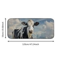 thumbnail image 5 of Qinduosi Doormat Black and White Cow Door Mat Decor Front Door Rugs for Entrance Outdoors/Indoor/Bathroom/Kitchen/Bedroom/Entryway Floor Mats 19.68*47.24 in, 5 of 6