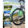 thumbnail image 6 of QNUT Electric Bike , 26" 1200W Peak with 48V Battery 7 Speed 20MPH 65 Miles Ebike Step Through Commuter E bike for Adults, 6 of 18