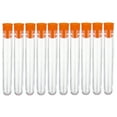 thumbnail image 1 of CIMAXIC Party 100Pcs Plastic Clear Test Tube for Scientific Experiments Party Candy Storage with Cap(Random Color),2.95"X0.47"X0.47", 1 of 5