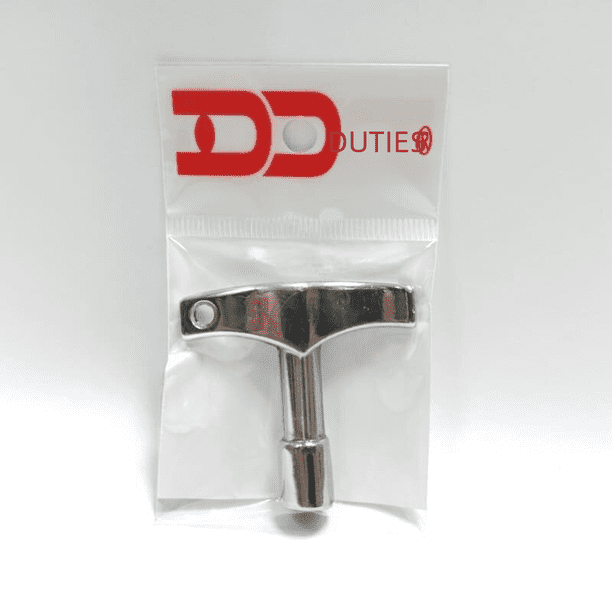 Llave de afinación de tambor de aleación de zinc de cuatro esquinas de 6 mm, llave de ajuste de tambor de jazz, llave de ajuste de tambor de cuatro esquinas