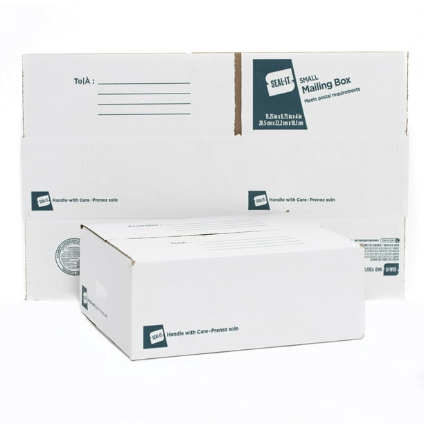 Seal It Small Mailing Box 11 25 X 8 75 X 4 Inches Pack Of 25 Walmart Com Walmart Com