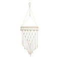 thumbnail image 3 of deevoka Boho Wall Decor Shelf Back to School Decor Storage Shelf Tassel Hand-woven Macrame Picture for Wedding Room Decoration, 3 of 9