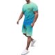 thumbnail image 1 of Playeras De Algodón Para Hombre, Camiseta Holgada Con Estampado De Letras De Ciudad Para Hombre, Conjunto De Ropa Deportiva De Verano, Ropa Deportiva Informal, 1 of 4