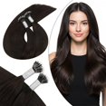 thumbnail image 1 of Extensiones de cabello Ugeat Nano Link Brown, 50 g, 50 cm, cabello humano, 1 of 5