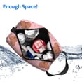 thumbnail image 6 of Goofa Heart Capybara Printed Toiletry Bag with Handle,Large Capacity Travel Makeup Cosmetic Bag for Women, Carry on Airport Airline Compliant Bag, 6 of 9