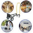 thumbnail image 2 of Heavy Duty Hand Truck Dual Purpose 2 Wheel Dolly Cart and 4 Wheel Push Cart with Swivel Wheels Platform Cart for Moving/Warehouse/Garden/Grocery, 2 of 5