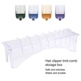 thumbnail image 4 of Limit Comb Storage Case, Caliper Organizer, Hair Clipper  For Storing Limit Combs Professional Use 8 Slots,10 Slots, 4 of 8