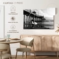 thumbnail image 5 of Elephant Stock Black California - Huntington Beach Surfer Wall Art - Horizontal Canvas Wall Art - Living Room Wall Decor - Beach Canvas - Black And Gray Decor By Philippe Hugonnard - 39" x 26", 5 of 8