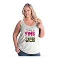 thumbnail image 1 of Normal is Boring - Women's Plus Size Tank Top, up to Size 28 - Pretty in Pink Dangerous in Camo, 1 of 5