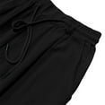 thumbnail image 6 of SEAOPEN Men's Cotton Sweatpants with Pockets Open Bottom Yoga Pants for Men Lounge Pants for Athletic Workout Casual Black,L, 6 of 6