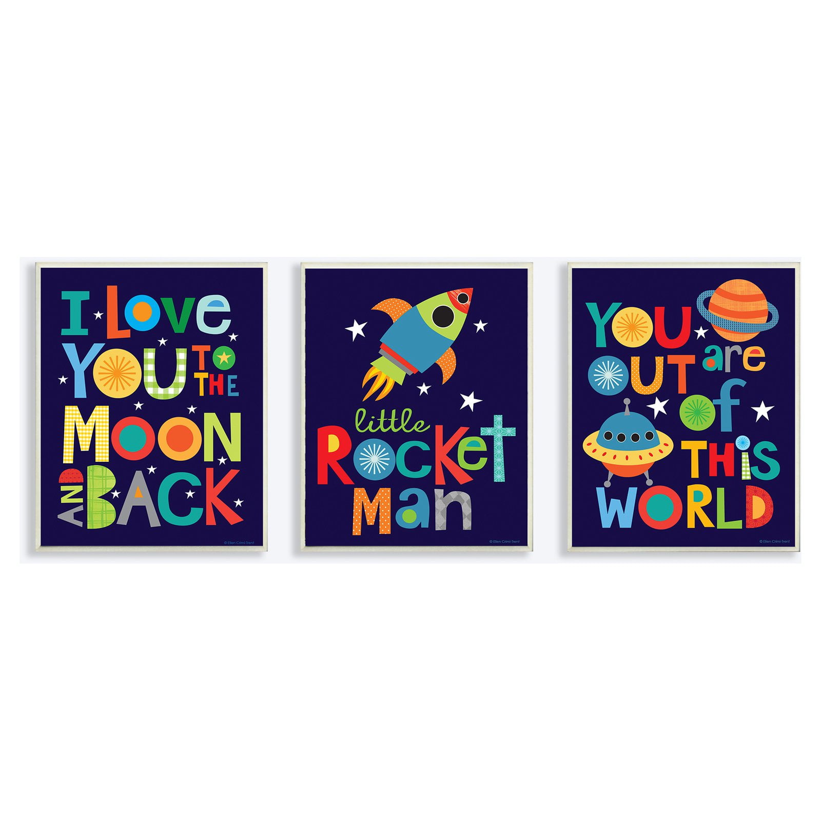 The Kids Room by Stupell I Love You Alphabet Rectangle Wall Plaque