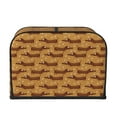 thumbnail image 2 of Fotbe Dachshund Dog Puppy for Four Slice Toaster Cover, Fingerprint Protector, Super Soft Appliance Cover And Dust Cover,Bread Dust Cover & Fingerprint Protection, 2 of 7