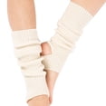 thumbnail image 5 of Sonducket 1 Pair Women Latin Dance Socks Hosiery Sports Yoga Weather Solid Casual Cold Thermal Warm Warmer Color Leg Jeans blanco 2piezas Sonducket CBP049025, 5 of 5