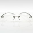 thumbnail image 4 of D-GROEE Unisex Lightweight Rimless Resin Light Reading Glasses +1.00 to +4.00, 4 of 6