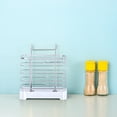thumbnail image 5 of VWRXBZ Wall Shelves, 7x6.3x3.7 Inch Iron Kitchen Chopstick Basket Chopstick Tube Wall Hanging Double Grids Multifunctional Storage Rack Kitchen Spoon and Chopstick Storage Rack Space Saving Hangers, 5 of 6